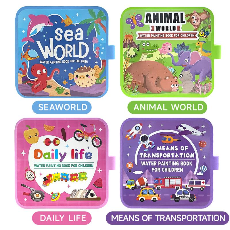 Water paint draw book for kids