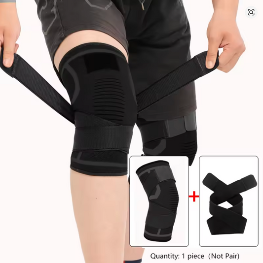 1 Piece Knee Pad, Nylon Sport Knee brace